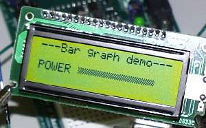 SGX-120L displaying bar graph