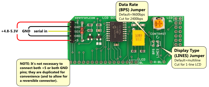 BPK-000 serial interface hookup