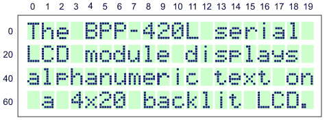 BPP-420 Screen Layout