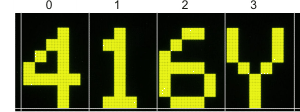 1x4 screen layout