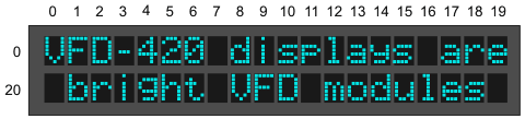VFD-220 Screen Layout