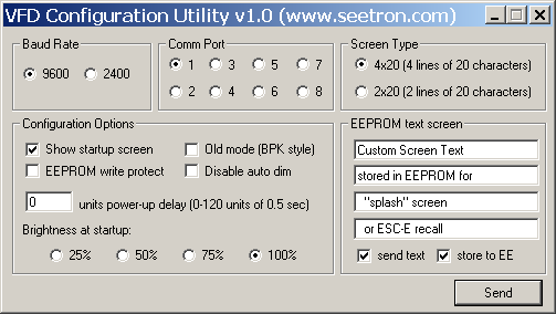 VFDx20 config tool